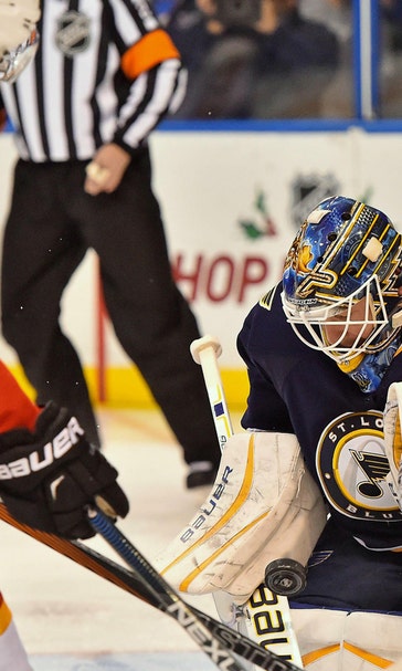 Blues beat Flames 3-2 to pick up third straight win